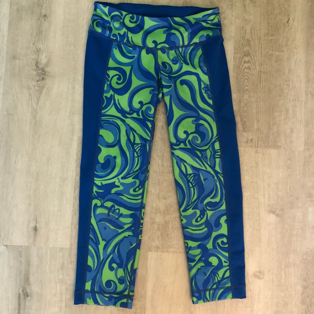 Lilly pulitzer luxletic yoga capri pants sm xs